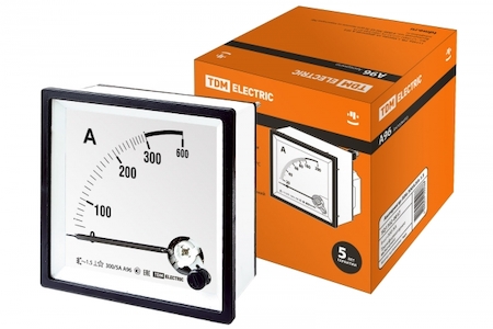 TDM ELECTRIC SQ1102-0017 Амперметр А96   300А/5А-1.5 TDM